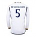 Tanie Strój piłkarski Real Madrid Jude Bellingham #5 Koszulka Podstawowej 2023-24 Długie Rękawy